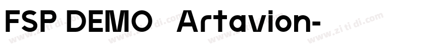 FSP DEMO   Artavion字体转换